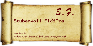 Stubenvoll Flóra névjegykártya